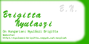 brigitta nyulaszi business card